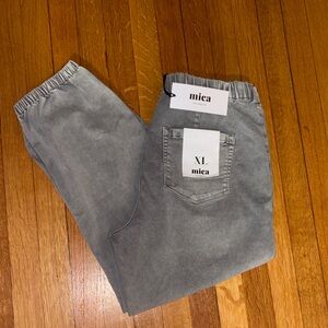 Mica Women's Gray Ankle Jeans